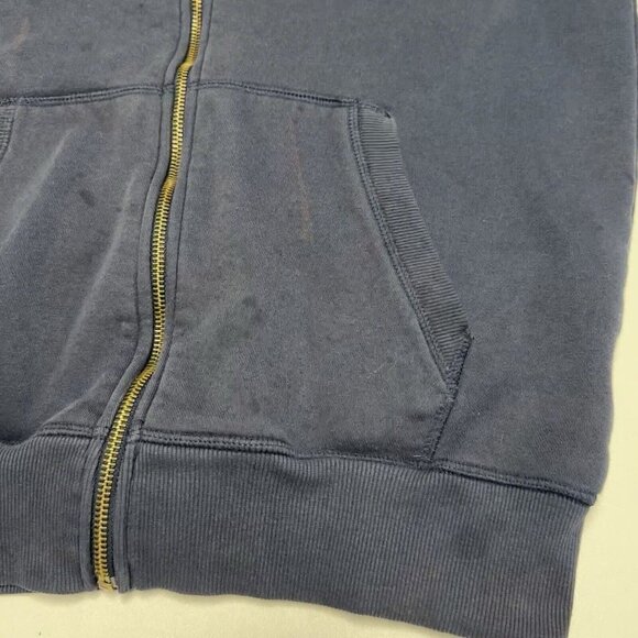 Hurely Hoodie Sweatshirt Mens Medium Navy Blue Full Zip Surf Skate - Picture 5 of 14